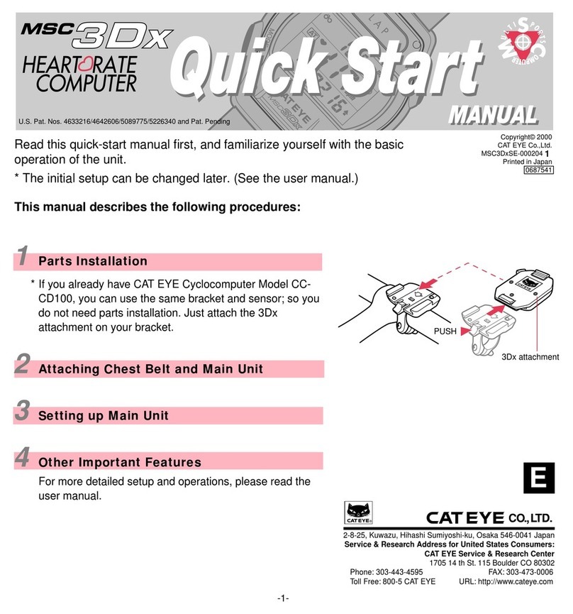 MSC Heart Rate Monitor user manual