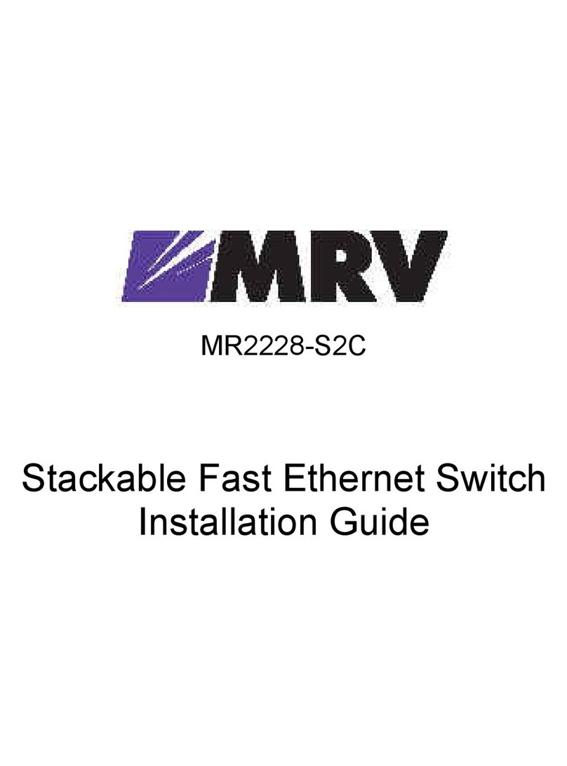 MRV Communications MR2228-S2C installation guide