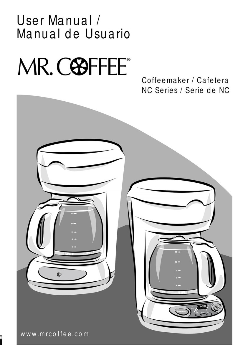 Mr. Coffee NC Series user manual