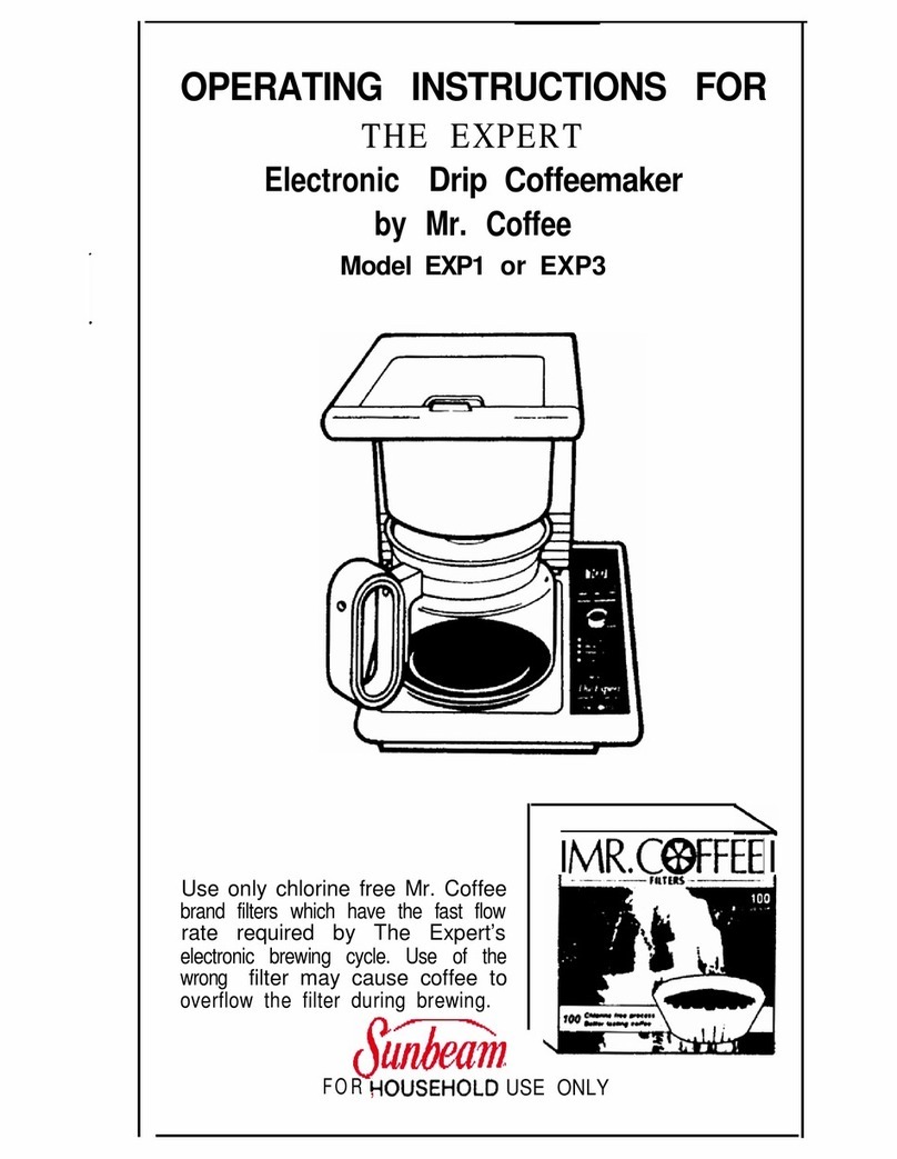 Mr. Coffee EXP1 or EXP3 operating instructions Mr. Coffee EXP1 or EXP3 operating instructions
