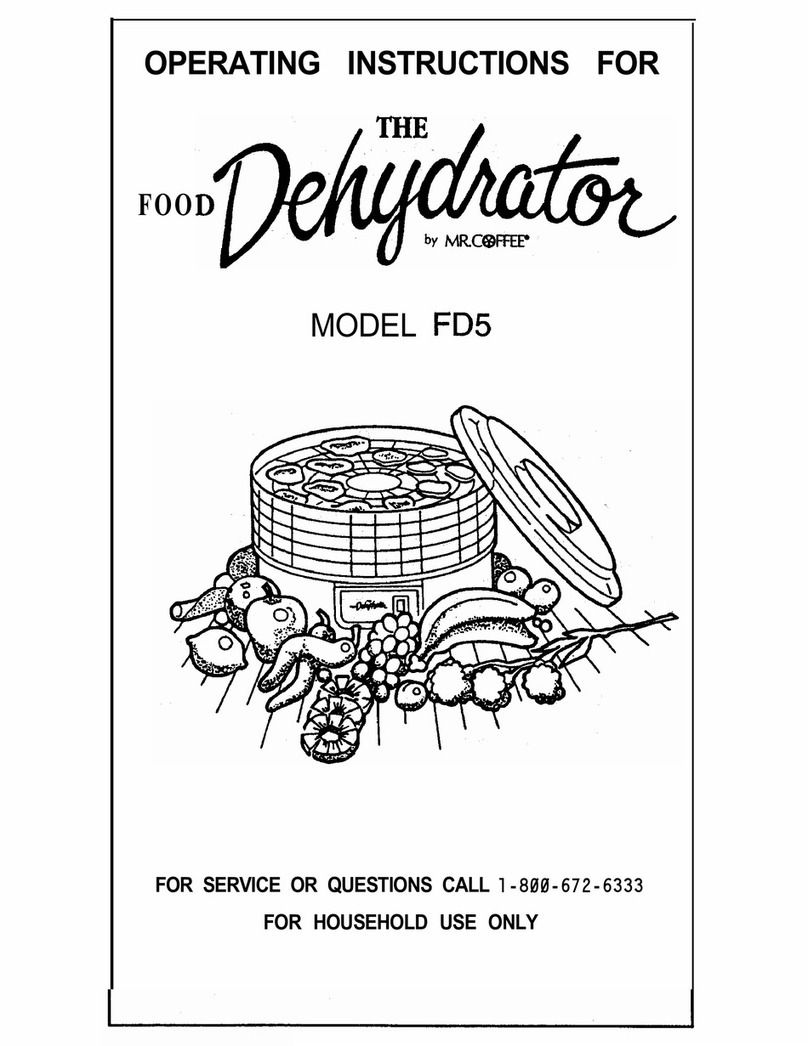 Mr. Coffee FD5 User manual