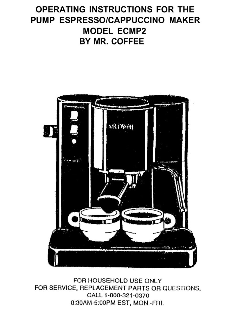Mr. Coffee ECMP2 User manual