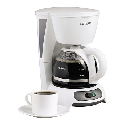 Mr. Coffee TF4 User manual Mr. Coffee TF4 User manual