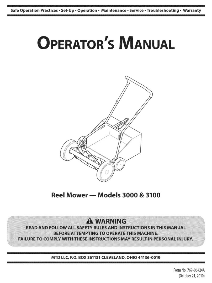MTD 3000 Operator's manual