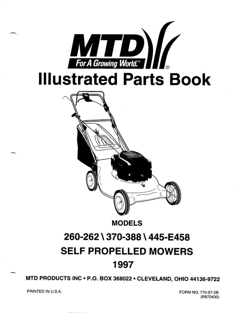 MTD 445-E458 User manual