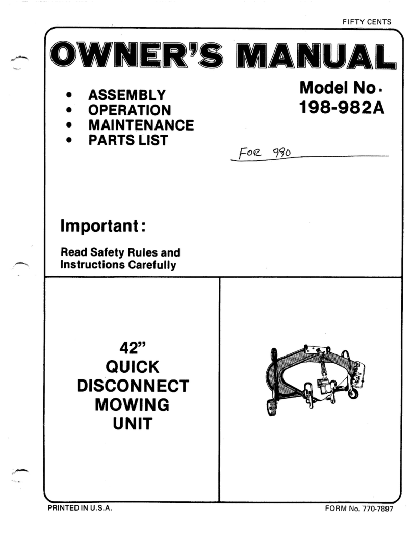 MTD 198-982A User manual MTD 198-982A User manual
