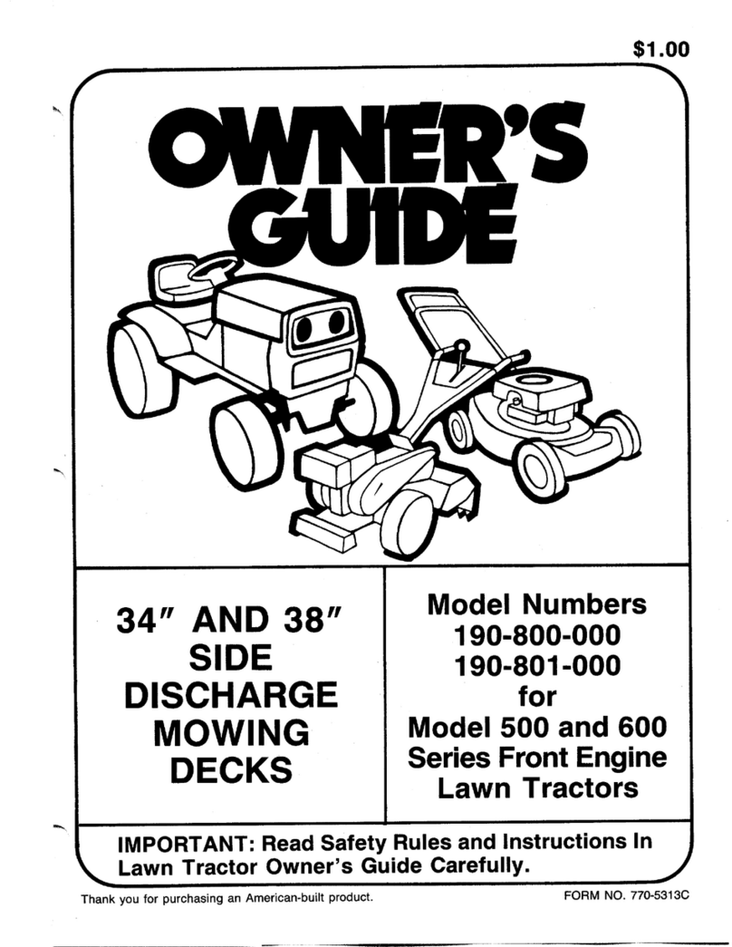 MTD 190-800-000 owner's guide