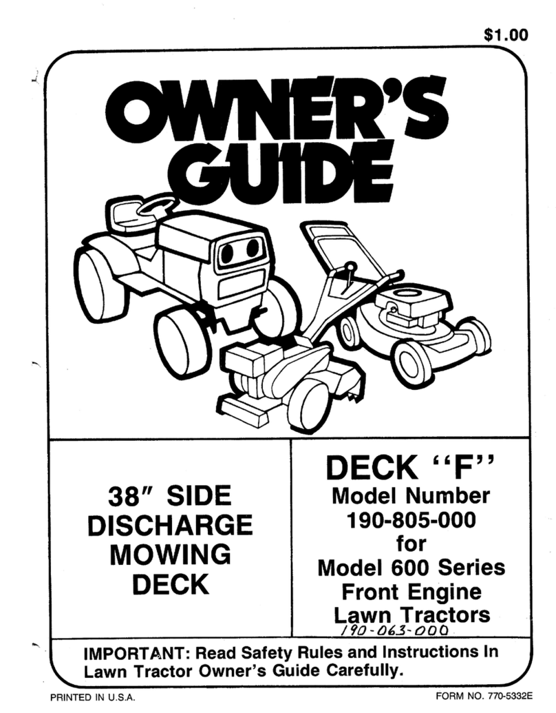 MTD 190-805-000 owner's guide