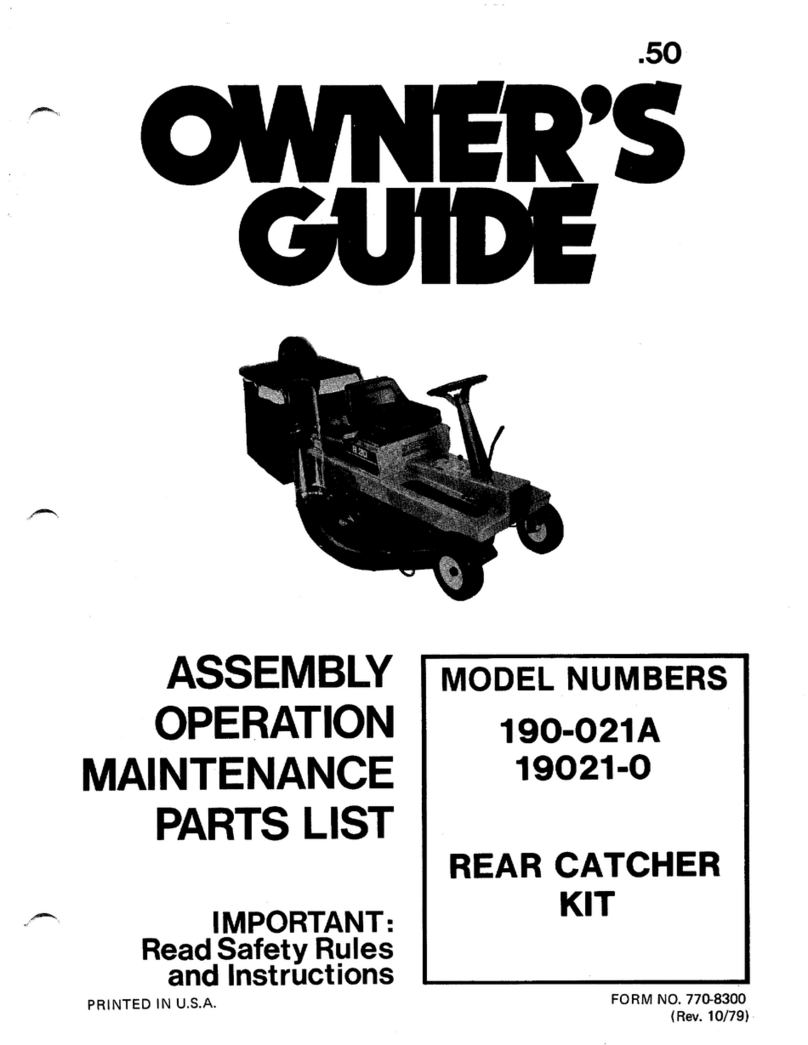 MTD 190-021A User manual MTD 190-021A User manual