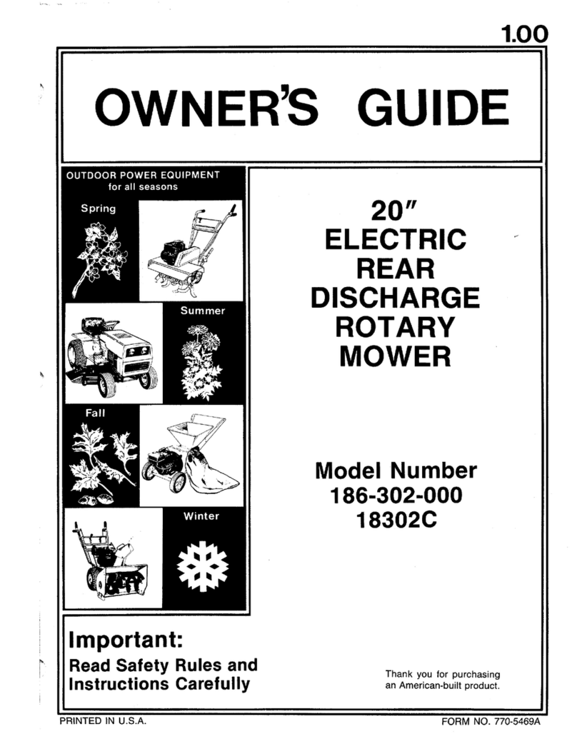MTD 18302C owner's guide