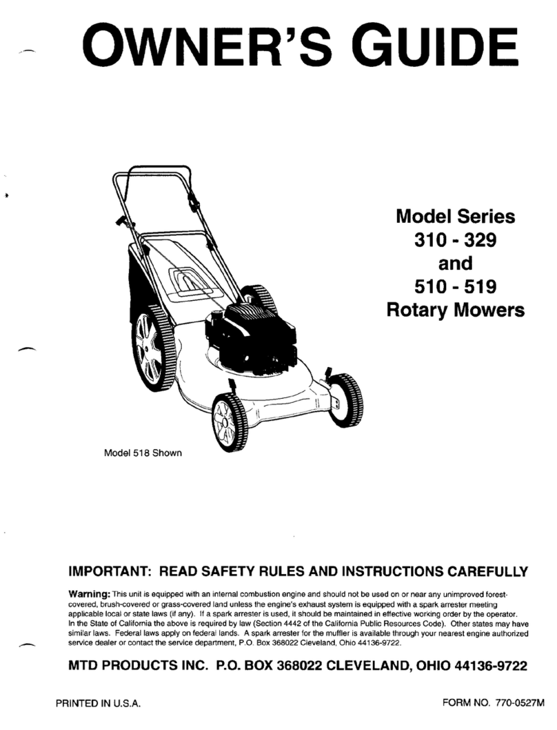 MTD 310-329 Series User manual