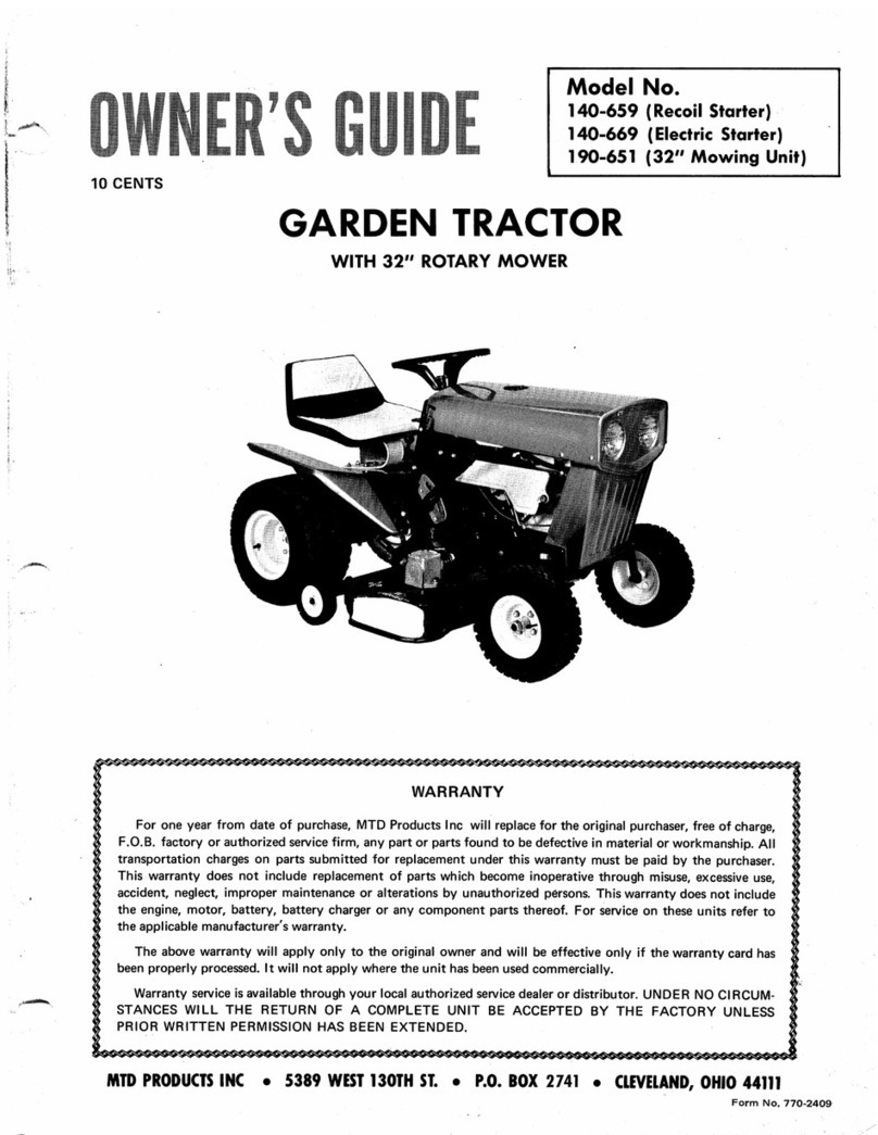 MTD 140-669 owner's guide