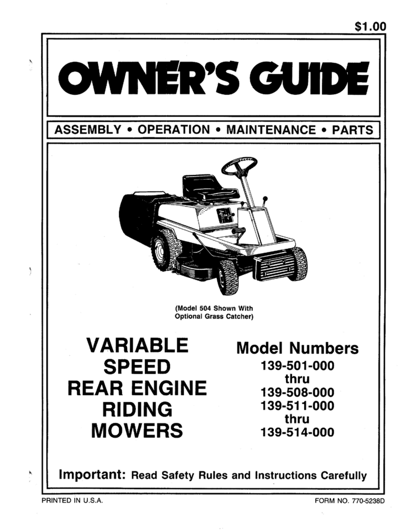 MTD 139-508-000 User manual