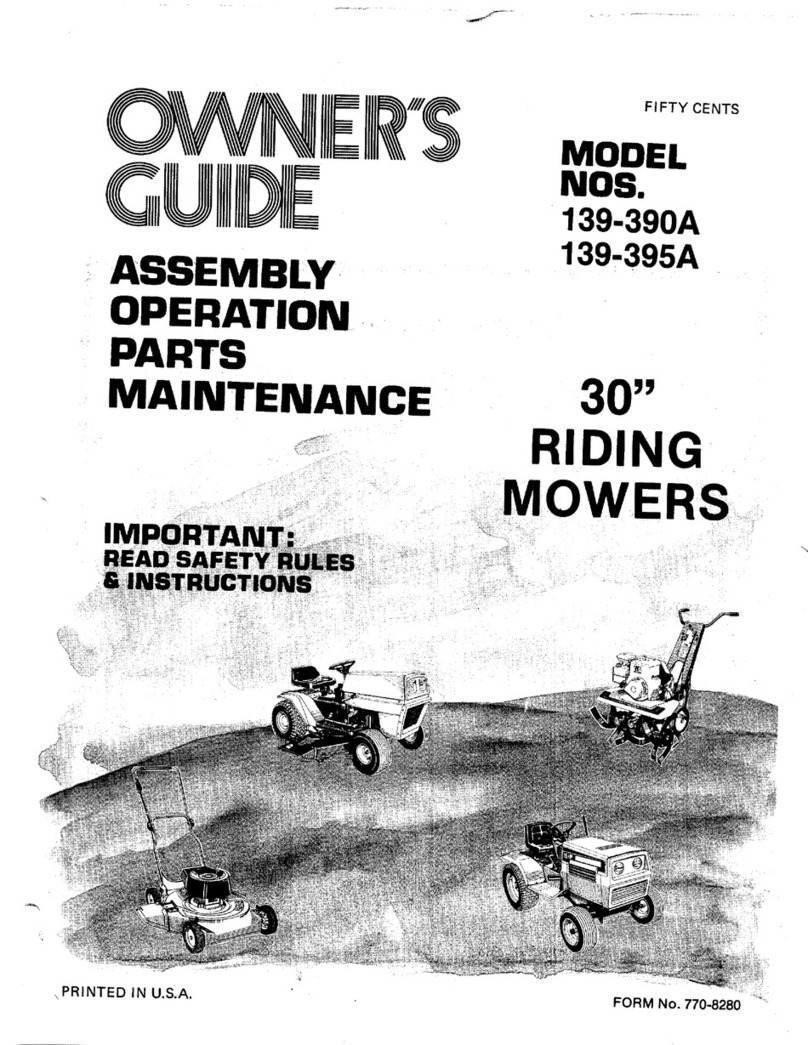 MTD 139-390A User manual
