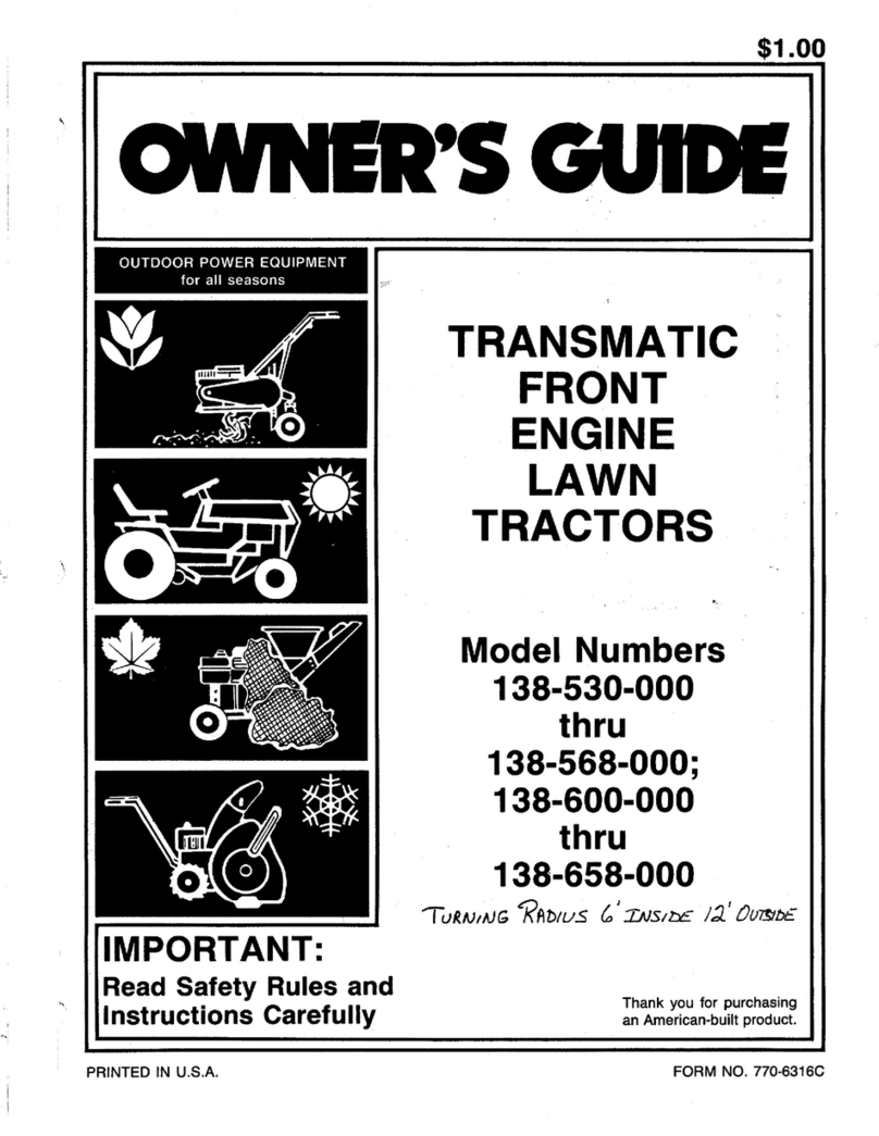 MTD 138-530-000 User manual