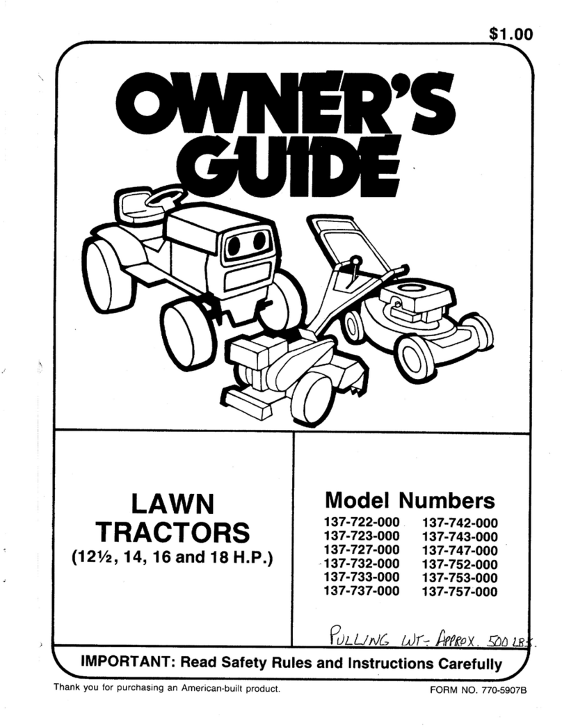 MTD 137-722-000 owner's guide