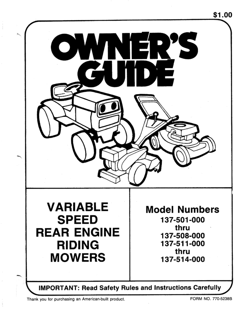 MTD 137-501-000 User manual