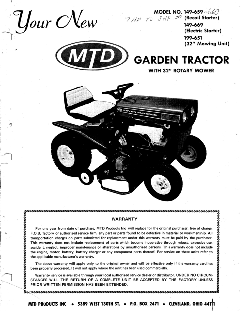 MTD 149-669 User manual