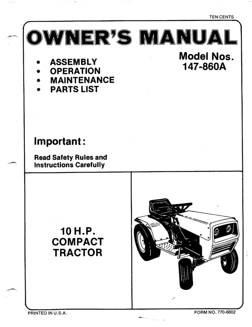 MTD 147-860A User manual