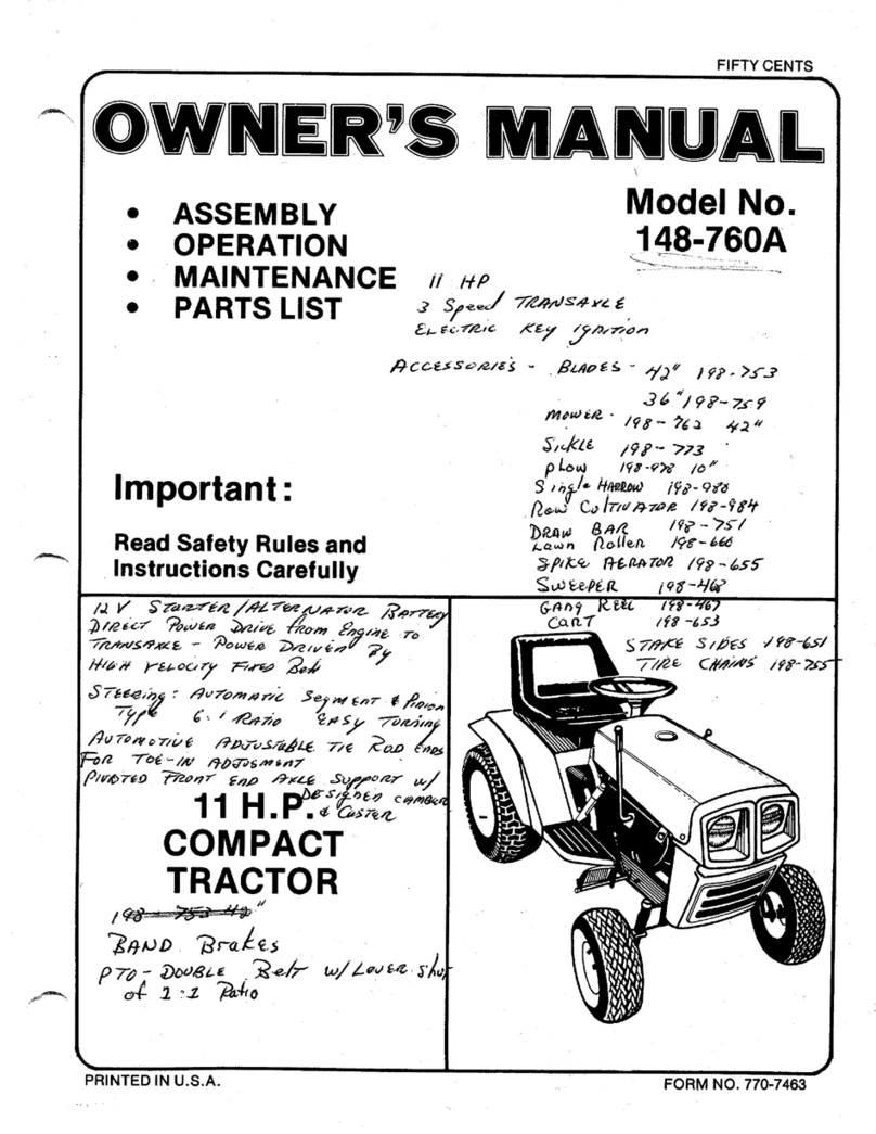 MTD 148-760A User manual
