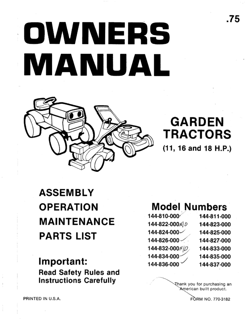 MTD 144-810-000 owner's manual