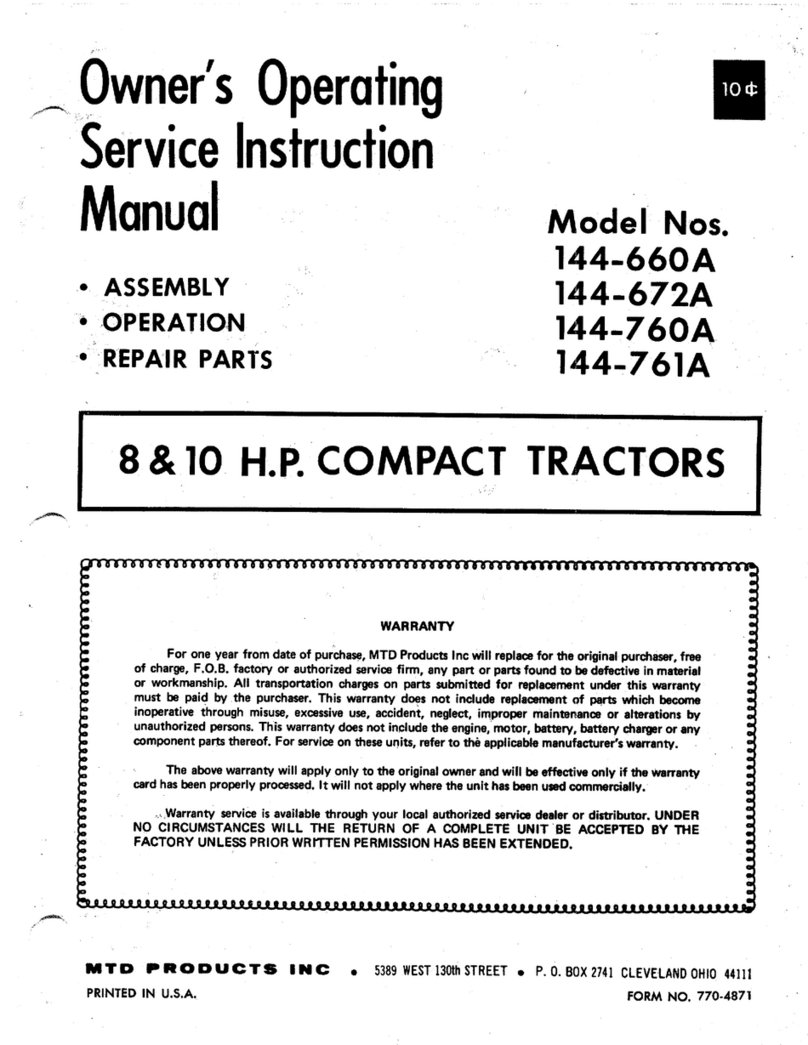 MTD 144-672A Manual