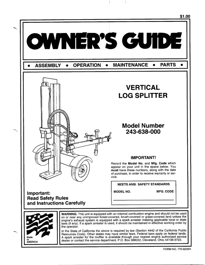 MTD 243-638-000 User manual