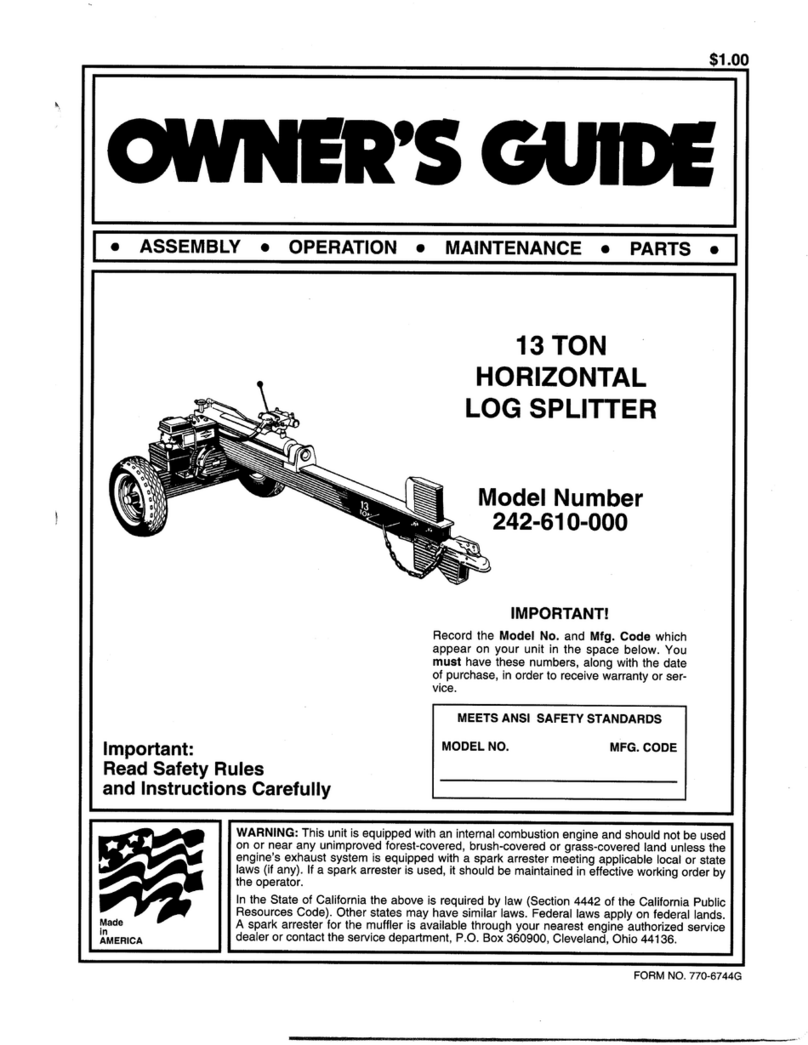 MTD 242-610-000 owner's guide