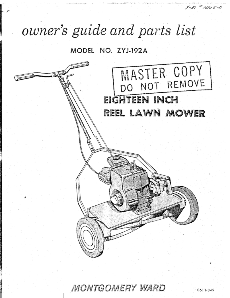Montgomery Ward ZYJ-192A Owner's guide and parts list