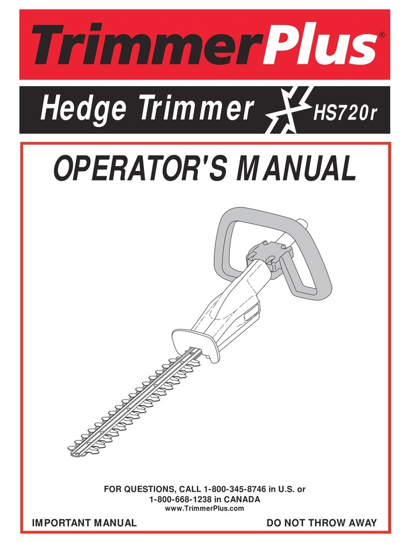 TrimmerPlus hs720r User manual