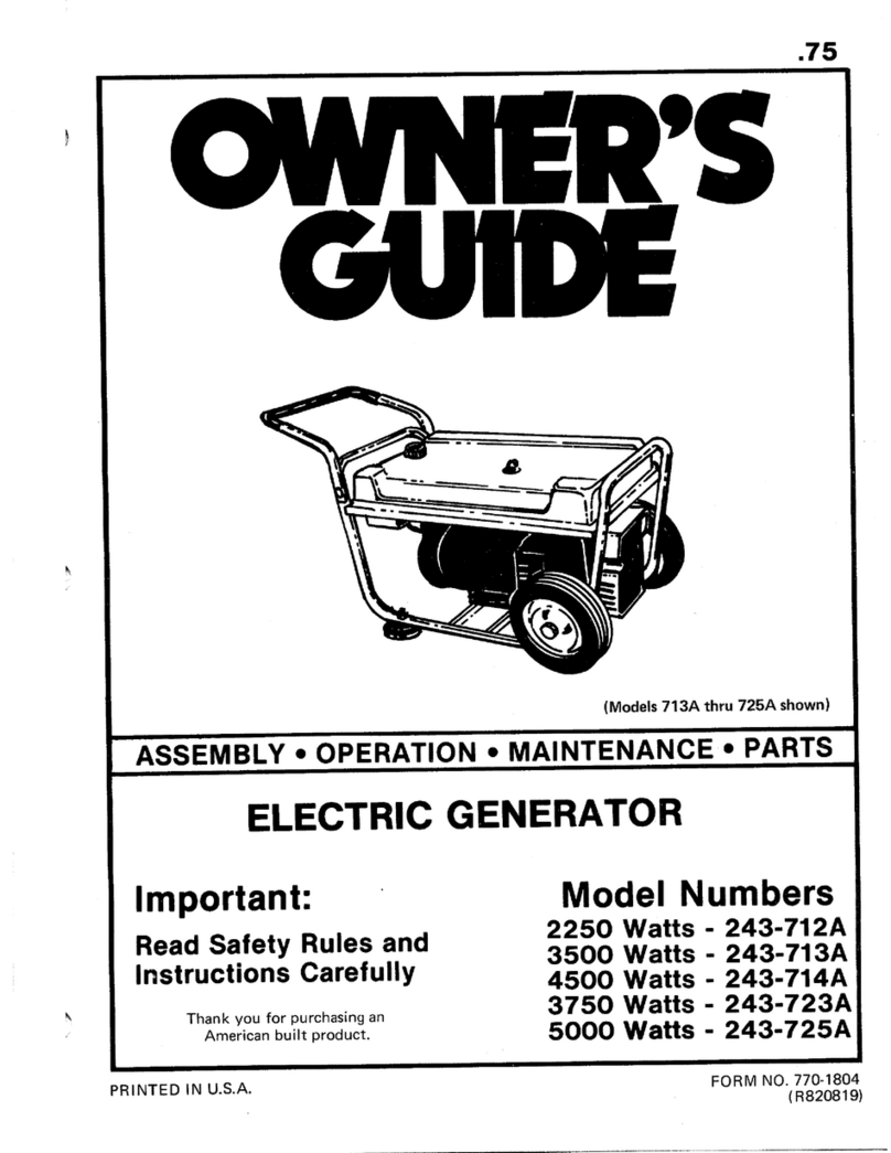 MTD 243-712A owner's guide