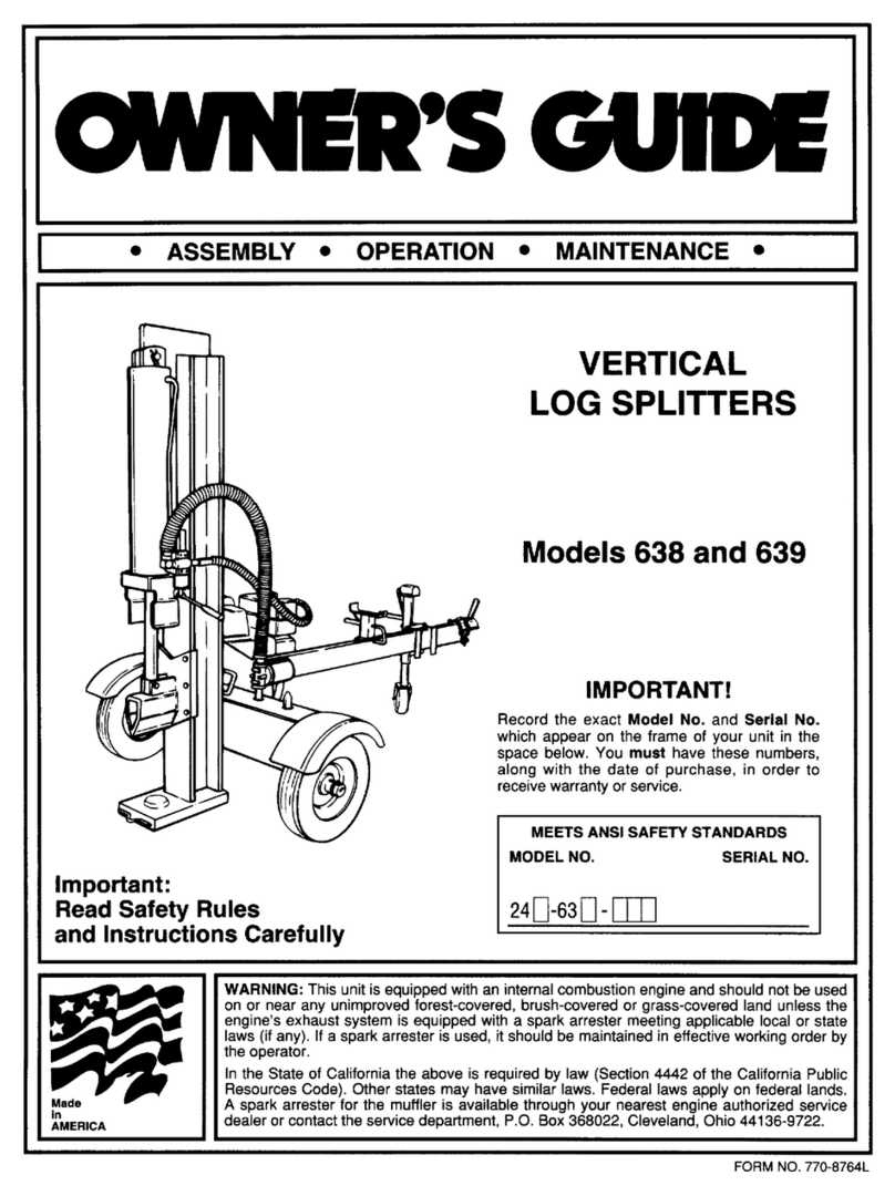 MTD 639 owner's guide