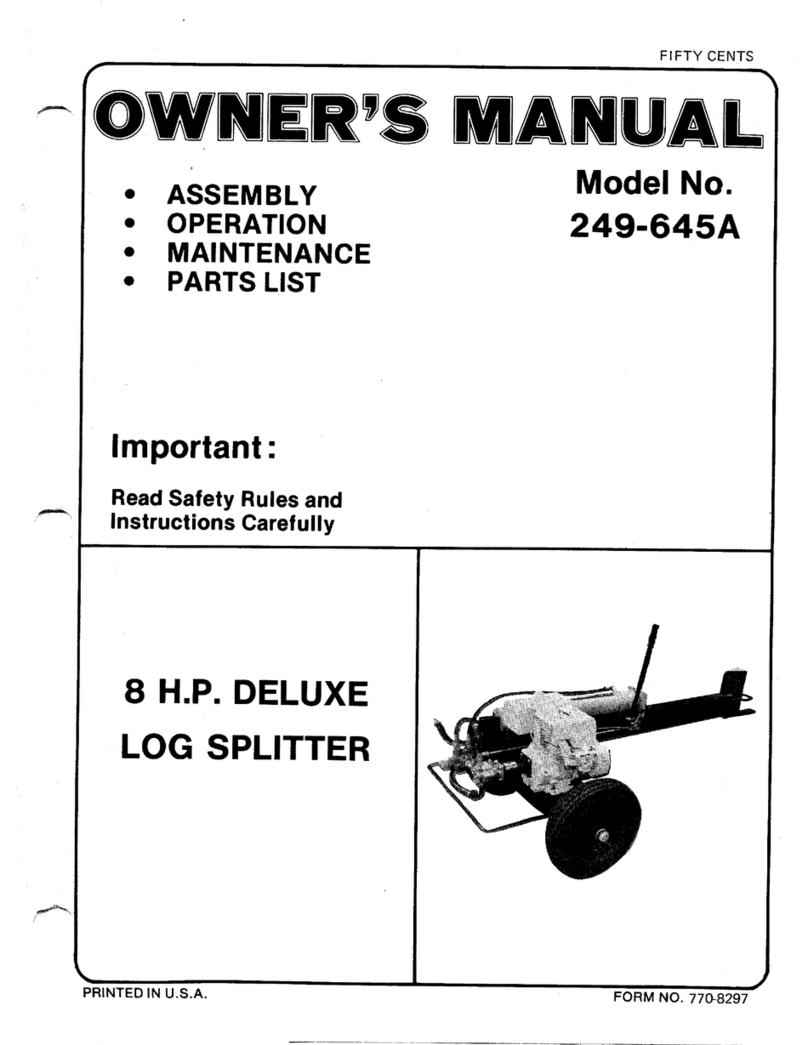 MTD 249-645A User manual