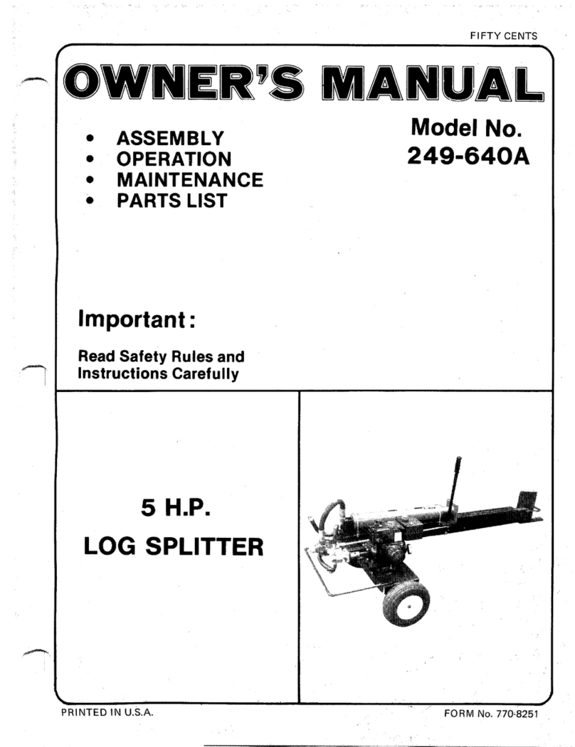 MTD 249-640A User manual