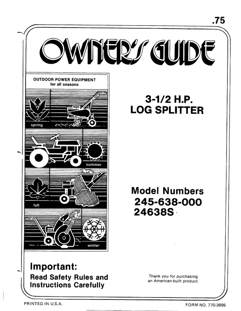 MTD 24638S User manual