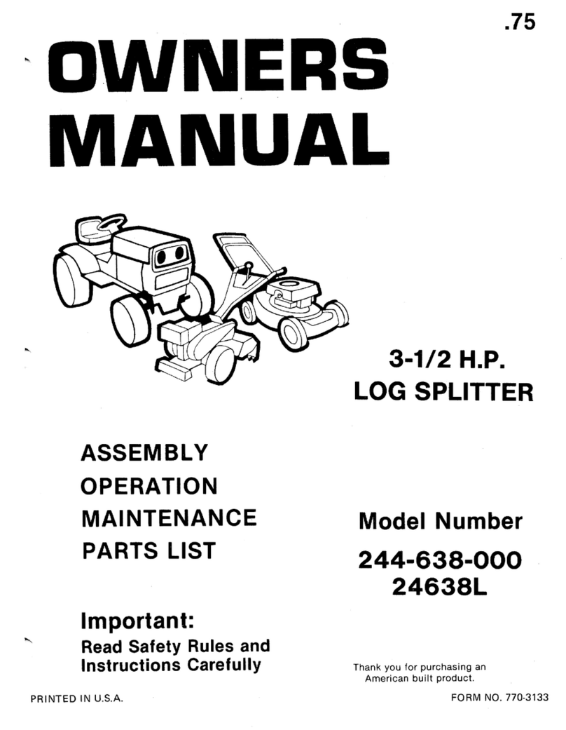 MTD 24638L User manual