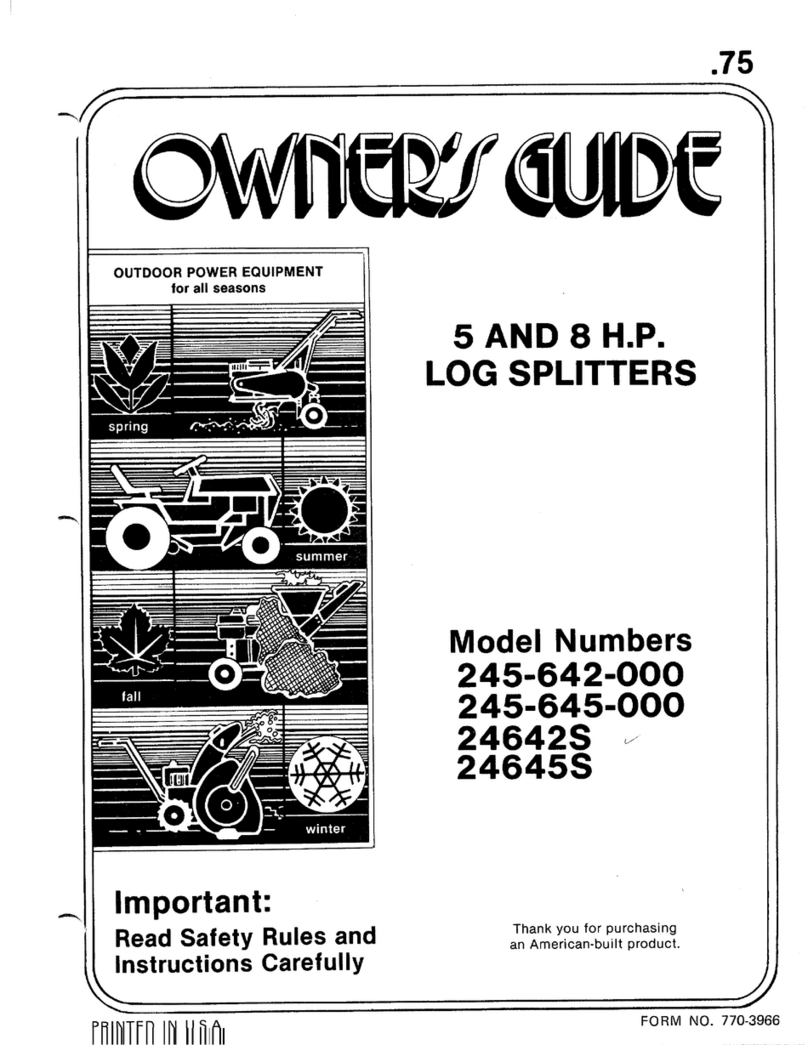 MTD 245-642-000 User manual