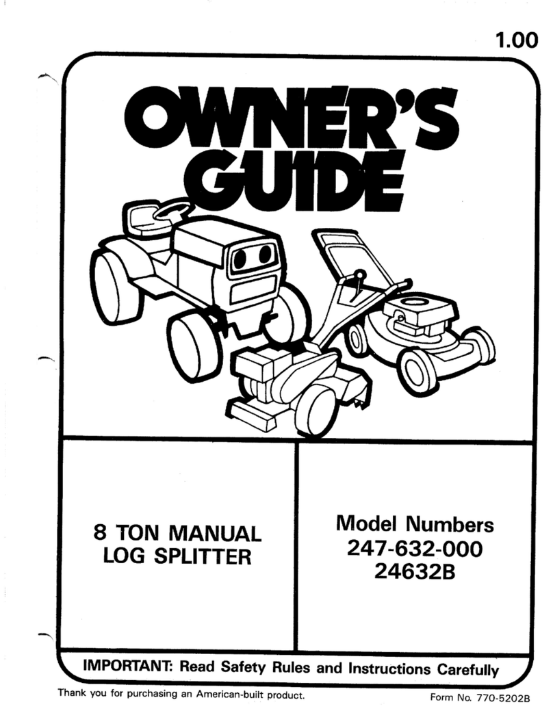 MTD 24632B owner's guide