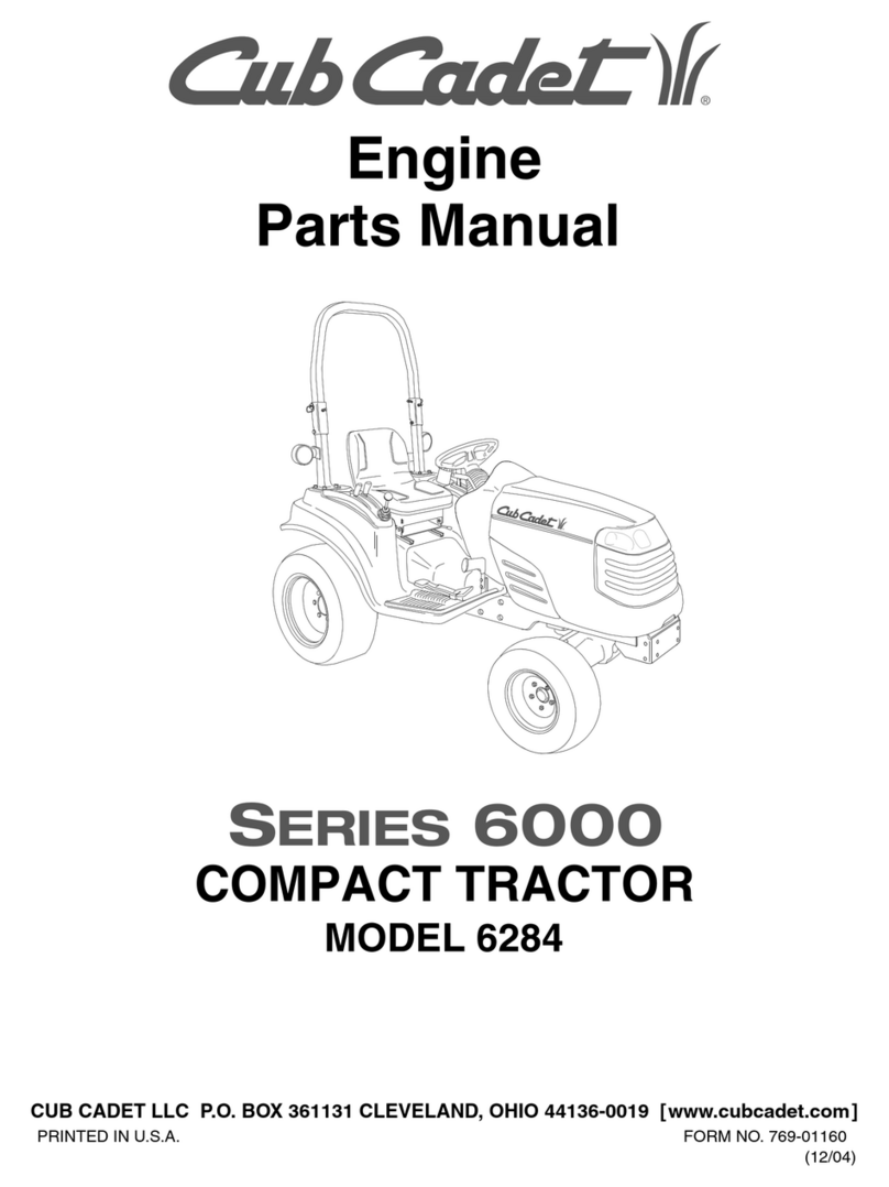 Cub Cadet 6284 User manual