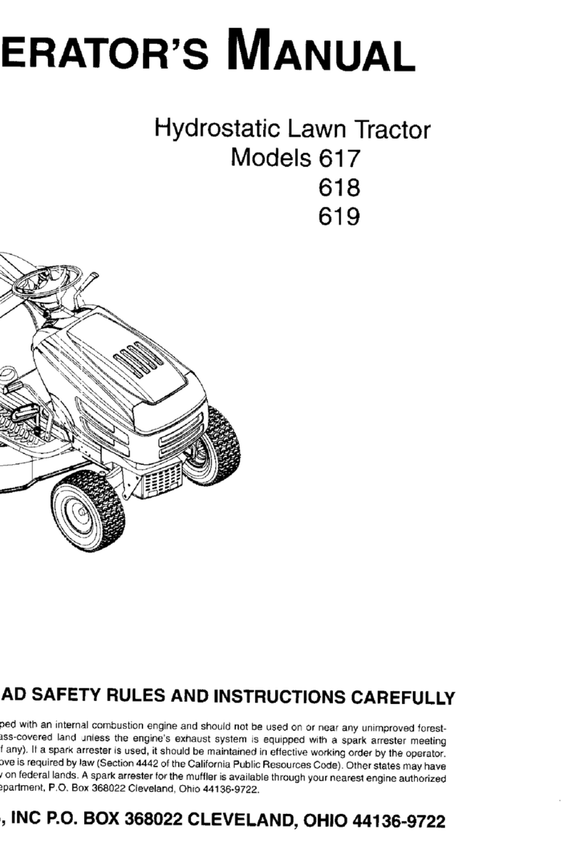 MTD 617 User manual