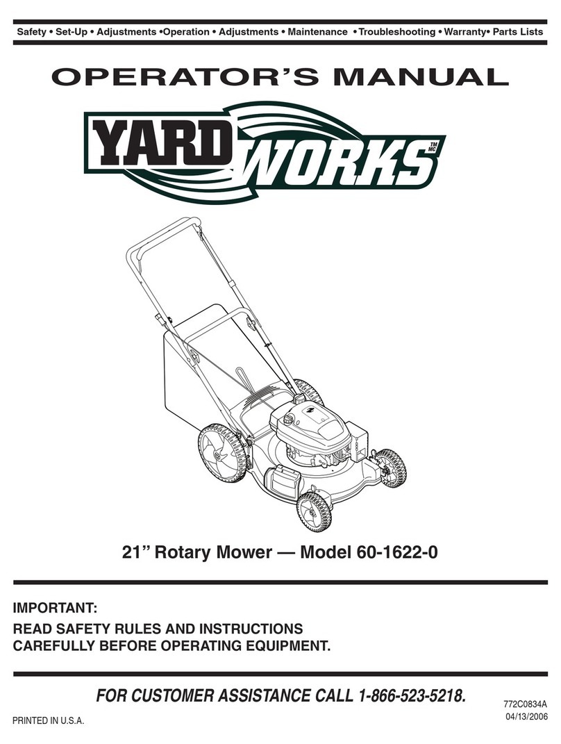Yard Works 60-1622-0 Operator's manual