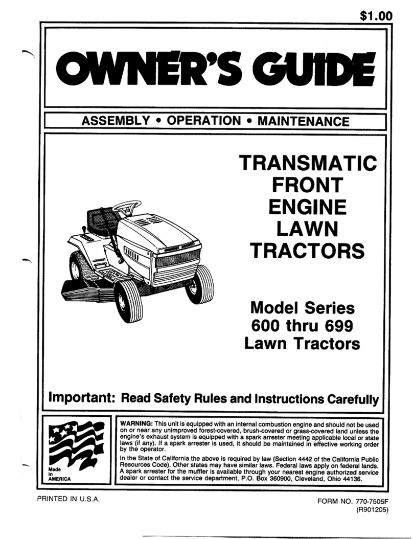 MTD 600-699 owner's guide