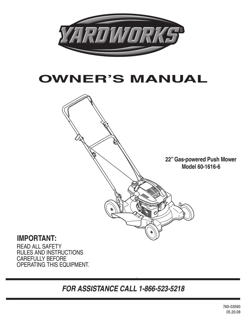 Yard Works 60-1616-6 owner's manual