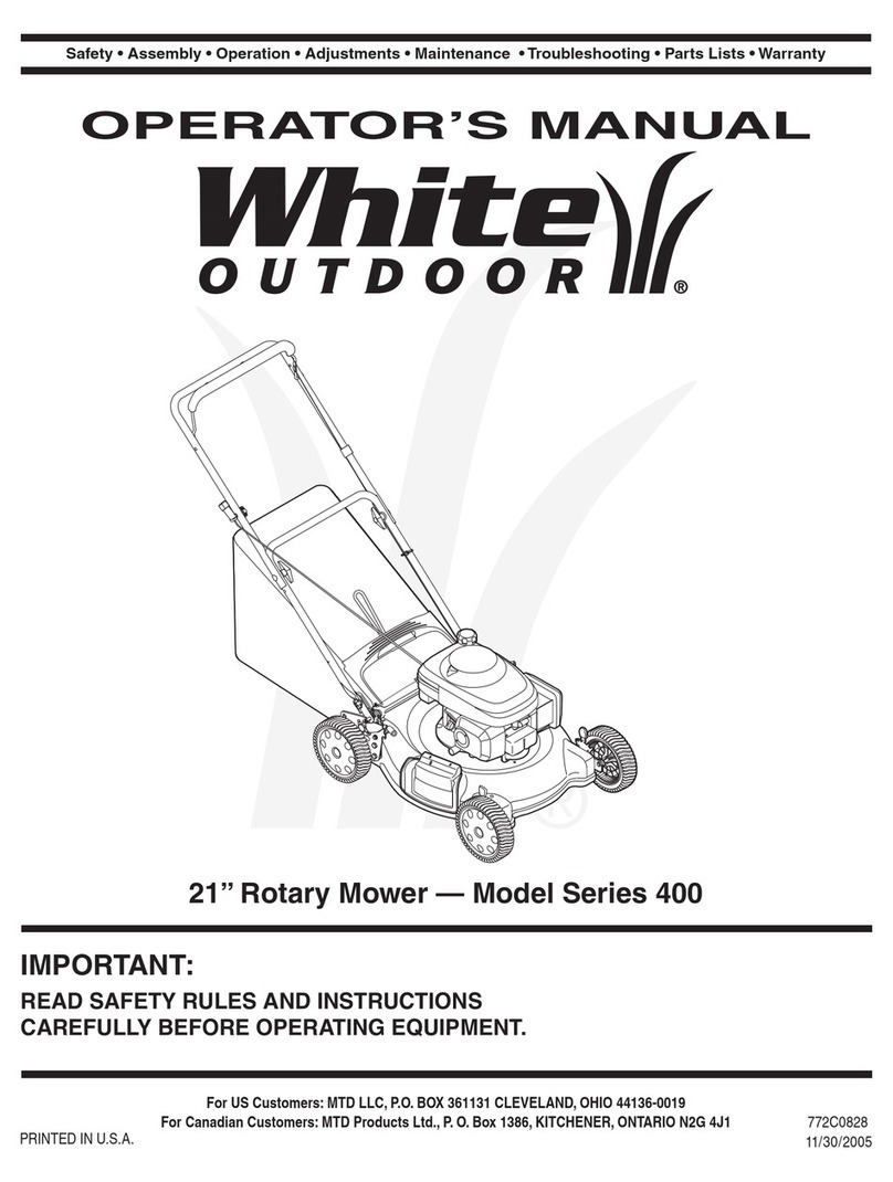 White 400 Series User manual White 400 Series User manual