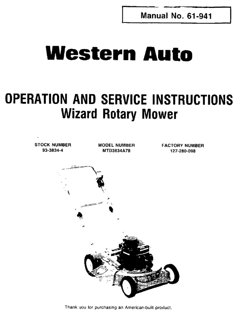 MTD MTD3834A78 Operation manual