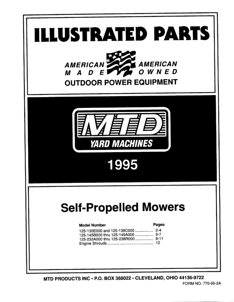 MTD 125-135E000 Setup guide