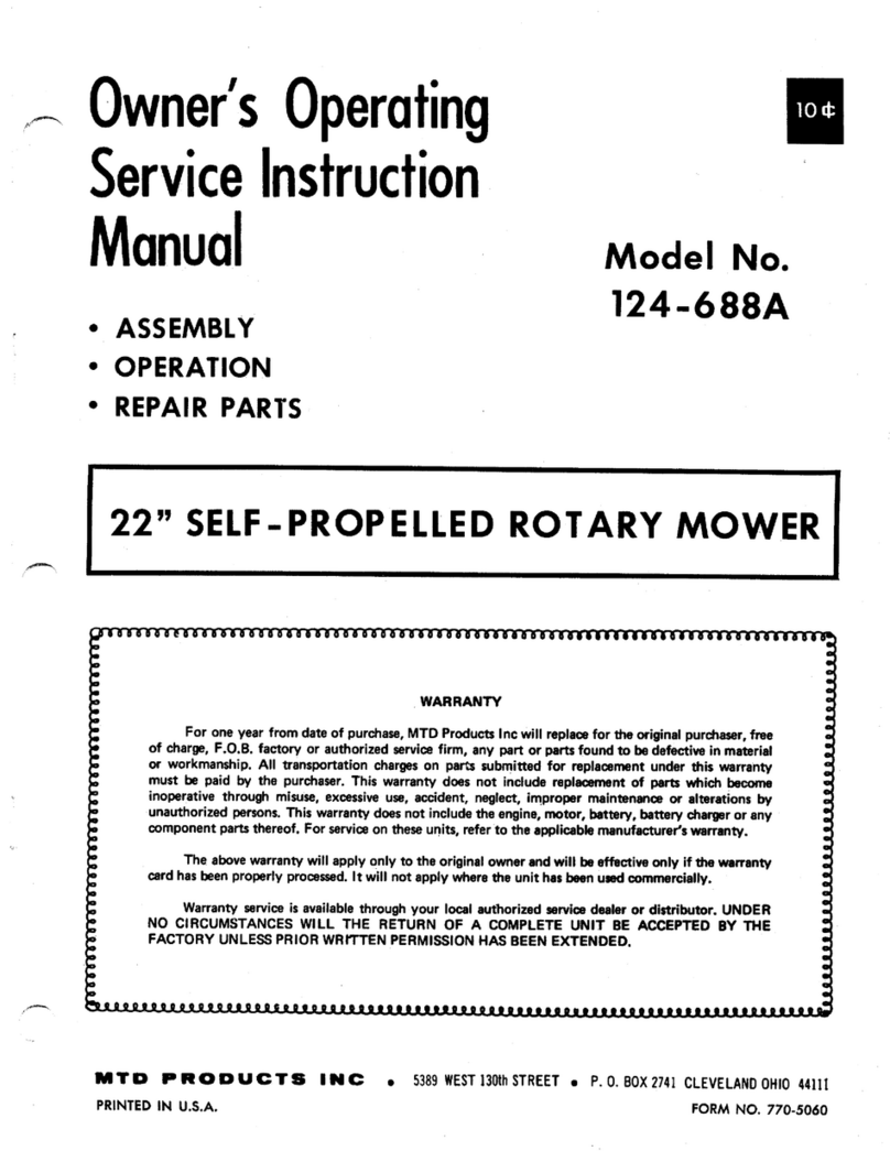 MTD 124-688A Manual