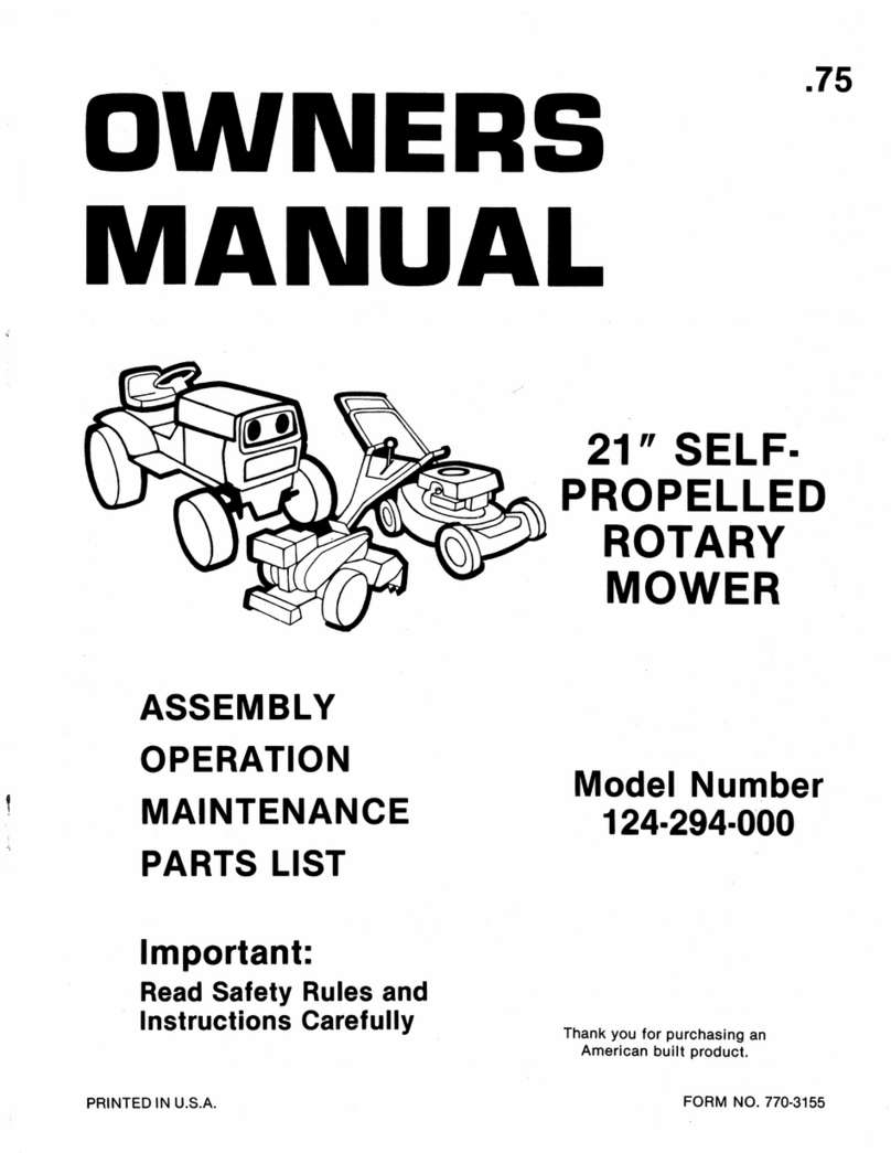 MTD 124-294-000 owner's manual