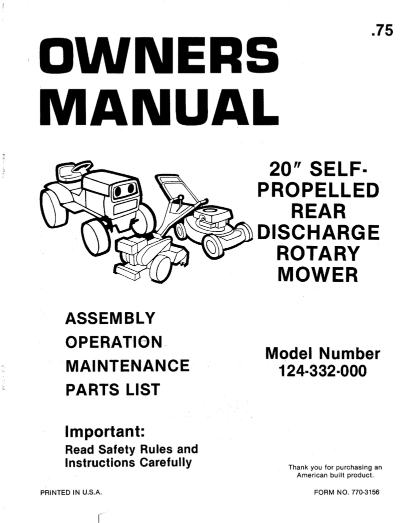MTD 124-332-000 User manual