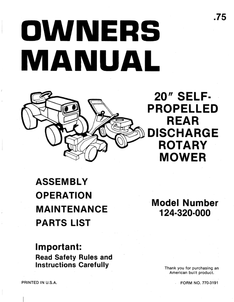 MTD 124-320-000 owner's manual